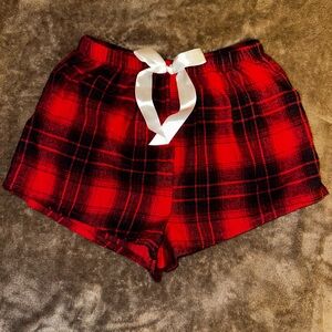 Christmas Flannel Pajama Shorts